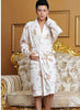 Thin Long Sleeve Plaid Bath Robe