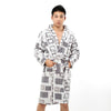 Sleepwear Coral Fleece Flannel Bathrobes