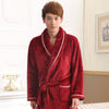 Sleepwear Coral Fleece Flannel Bathrobes