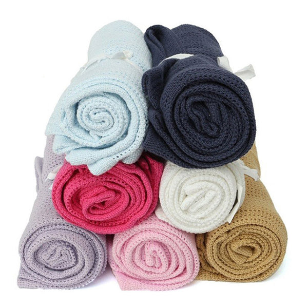 Breathable Solid Throw Blanket